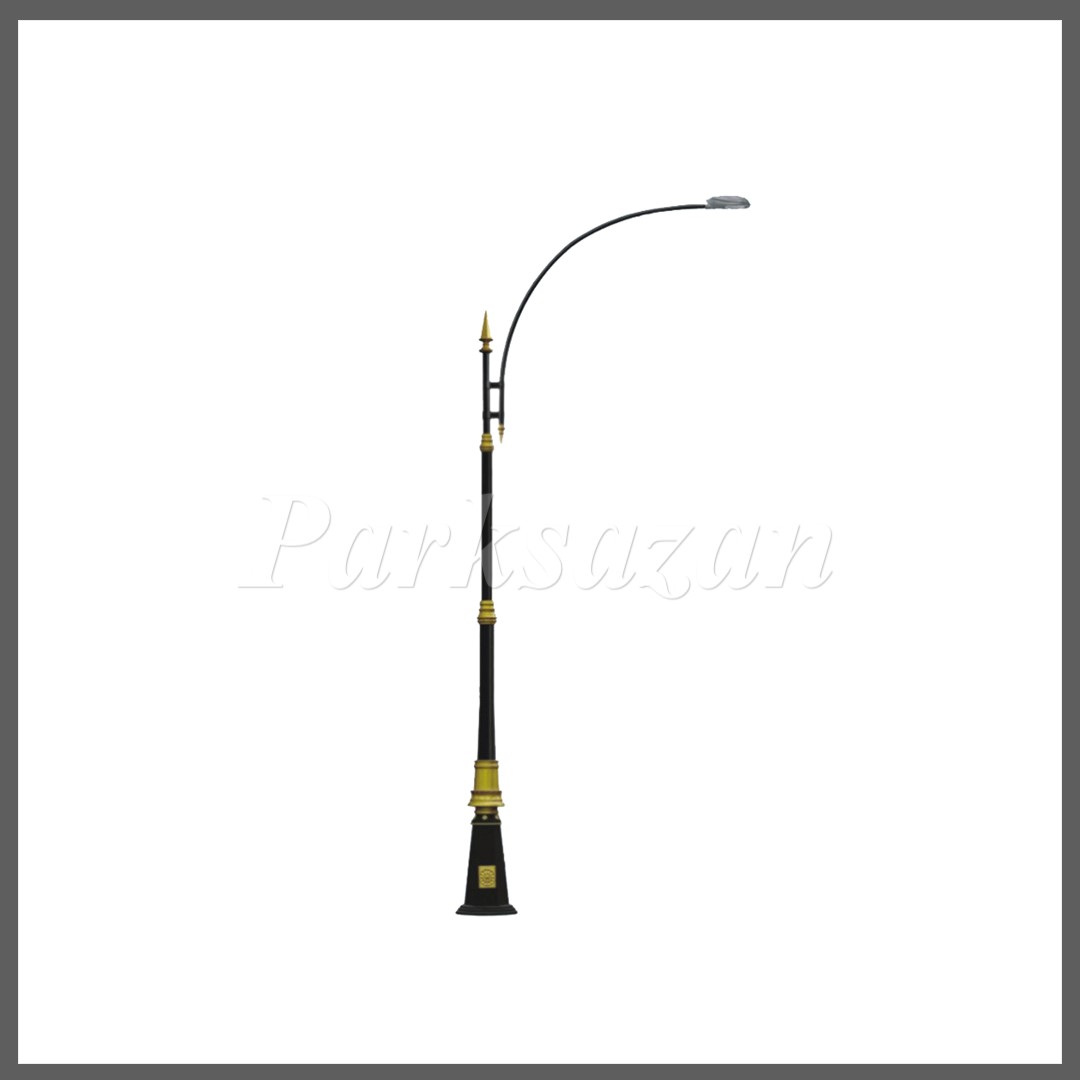 پایه چراغ دکوراتیو پارکی همان پایه روشنایی خیابانی سلطنتی است قیمت پایه روشنایی دکوراتیو طبق وزن پایه، ضخامت ورق پایه روشنایی، جنس بدنه، ارتفاع استاندارد پایه است