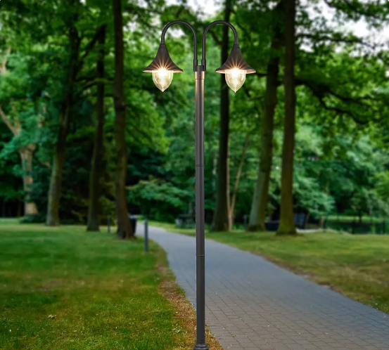 نقش نور پردازی در فضای سبز به کمک تجهیزات روشنایی و المان های نوری مانند پایه چراغ پارکی خیابانی و دکوراتیو و همچنین سرچراغی ها بسیار مهم است. جهت استعلام قیمت و خرید انواع تجهیزات روشنایی و المان نوری و انواع پایه چراغ با کارشناسان ما در پارک سازان در ارتباط باشید.